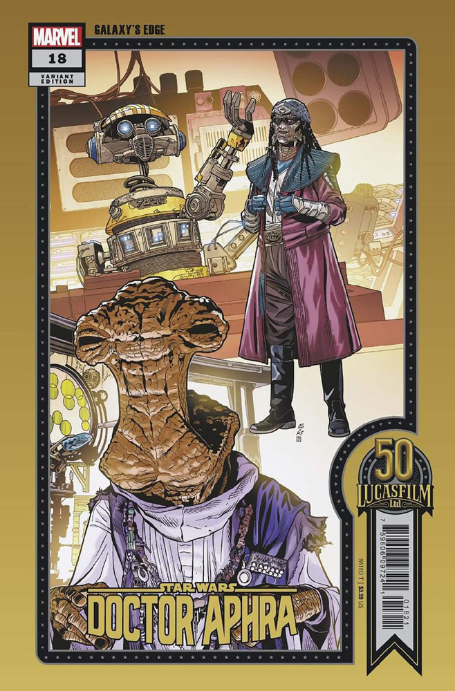«Звзёздные Войны: Доктор Афра» (2020) #18 — альтернативная обложка 2 Альтернативная обложка 2 комикса «Звзёздные Войны: Доктор Афра» (2020) #18